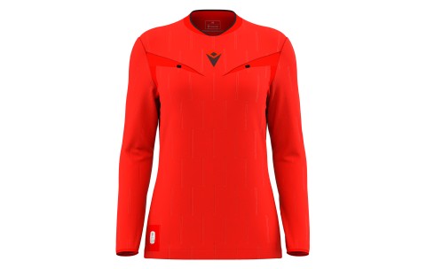 KSOL - TESS ECO WMN REFEREE SHIRT LS BRED/BLK
