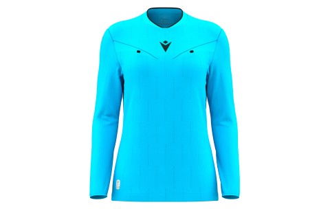 KSOL - TESS ECO WMN REFEREE SHIRT LS NSKY/BLK